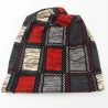 2 in 1 - winter hat / scarf - plaid design - unisexHats & Caps