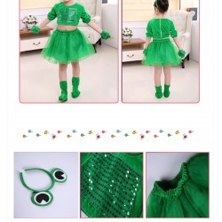 DisfracesPequeña rana verde - disfraz niña / niño - set