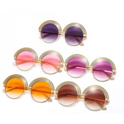 Gafas de solGafas de sol redondas arcoiris - montura de metal
