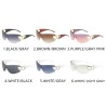 Fashion rimless sunglasses - metal double heart hingeSunglasses
