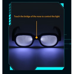 Gafas de solGafas luminosas LED - estilo punk - USB