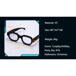 Gafas de solGafas luminosas LED - estilo punk - USB