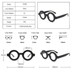 Retro round sunglasses - clear lensesSunglasses