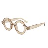 Gafas de solGafas de sol redondas retro - lentes transparentes