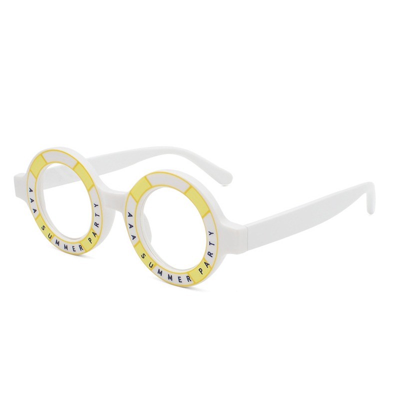 Gafas de solGafas de sol redondas retro - lentes transparentes