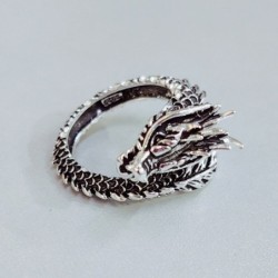 AnillosAnillo de plata en forma de dragón