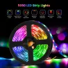 RGB LED strip - Bluetooth - with remote controllerLED strips