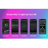 RGB LED strip - Bluetooth - with remote controllerLED strips