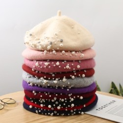 Sombreros & gorrasBoina de punto de lana - con perlas / cristales