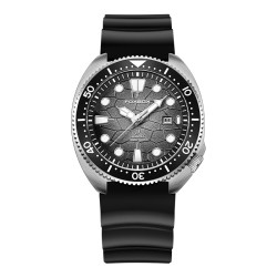 RelojesLIGE - Reloj de cuarzo de acero inoxidable - resistente al agua - correa de silicona - negro