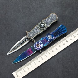 Cuchillos & multitoolsPequeña navaja de bolsillo plegable - fidget spinner
