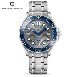 RelojesPAGANI DESIGN - reloj mecánico - acero inoxidable - resistente al agua - azul