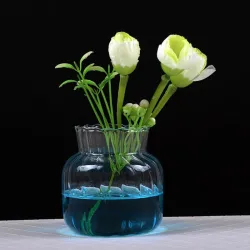 InteriorJarrón de cristal transparente