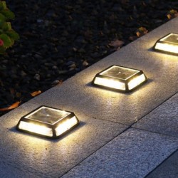 Iluminación solarLuz solar de suelo/jardín - resistente al agua - 12 LED