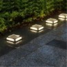 Iluminación solarLuz solar de suelo/jardín - resistente al agua - 12 LED
