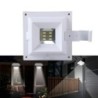 Iluminación solarLámpara solar exterior - Sensor de movimiento PIR - resistente al agua - 6 LED