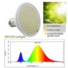 Luces de cultivoBombilla de cultivo de plantas - espectro completo - 200 LED