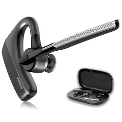 AuricularesAuriculares Bluetooth - Auriculares inalámbricos HD - con micrófono dual CVC8.0 - reducción de ruido