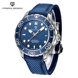PAGANI DESIGN - fashion automatic watch - nylon strap - blueWatches