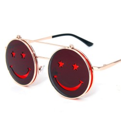 Gafas de solGafas de sol de moda - lentes abatibles - cara sonriente