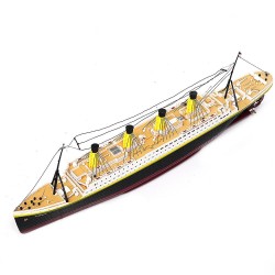 BarcoNQD 757 1/325 2.4G 80cm - Titanic RC boat - barco eléctrico con luz - juguete RTR