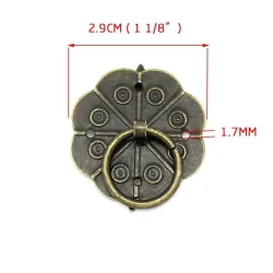 MueblesBronce antiguo - Tiradores para muebles con tornillos - 10 piezas