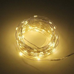 Tiras de LEDSolar - Cadena LED - luces de hadas - resistente al agua - decoración navideña al aire libre - 10m - 20m