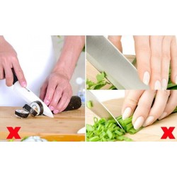 Stainless steel finger protector - finger guard - prevent cutting fingersCeramic