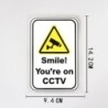 Warning sticker - SMILE! YOU ARE ON CCTVSecurity cameras