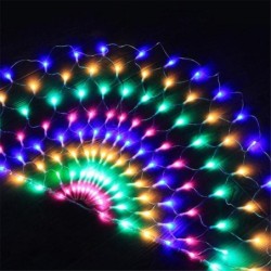NavidadRed de pavo real de colores - cadena de luces LED - 3 M