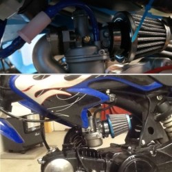 CarburadoresCarburador de moto universal - limpiador de filtro de aire - tubo de admisión - cabeza de champiñón