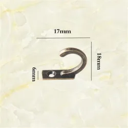 MueblesMini gancho de pared - percha - 5 piezas