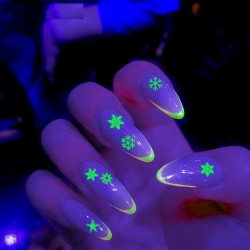 Decorative luminous nails stickersNail stickers
