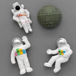 Imanes de neveraAstronauta 3D - imán para nevera
