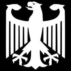PegatinasÁguila alemana - pegatina de vinilo para coche