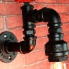 American industrial pipe - iron wall lampWall lights