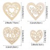 Wood weddings embellishment - laser cut love heart - hanging ornament - rustic wedding decorationValentine's day