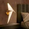 ApliquesLámpara de pared LED - diseño de pájaro de papel origami