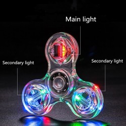 Luminous fidget spinner - transparent pattern - LED- glow in the darkFidget Spinner