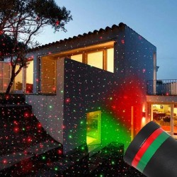 ProyectoresPuntos/estrellas coloridas estáticas en movimiento - Luz láser navideña - Proyector - Resistente al agua