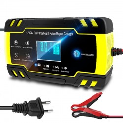 DiagnósticoCargador de batería para coche - totalmente automático - LCD digital - 12V-24V - 8A