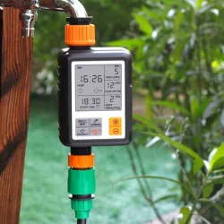 JardínRiego automático de jardín - temporizador electrónico - controlador - pantalla LCD