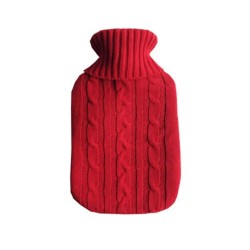 Soft knitted flannel - cover for hot water bottle - 2000mlHealth & Beauty