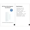 Seguridad de casaSensor WiFi inteligente - detector de puerta abierta/cerrada - WiFi - Alexa - Google