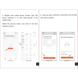 Seguridad de casaSensor WiFi inteligente - detector de puerta abierta/cerrada - WiFi - Alexa - Google