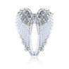 Crystal angel wings brooch - rhinestone guardian angel pinBrooches