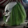 Green hair skeleton joker mask - Scary luminous clown headMasks