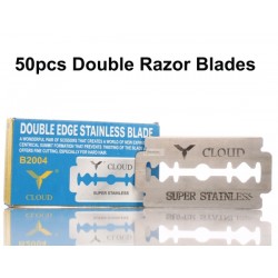 Double edge blade razor - stainless steel - 50 pieces
