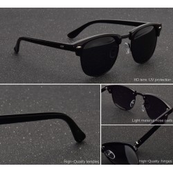 Classic Half Metal Polarized Sunglasses UnisexSunglasses