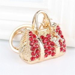 Red Crystal Handbag keychainKeyrings